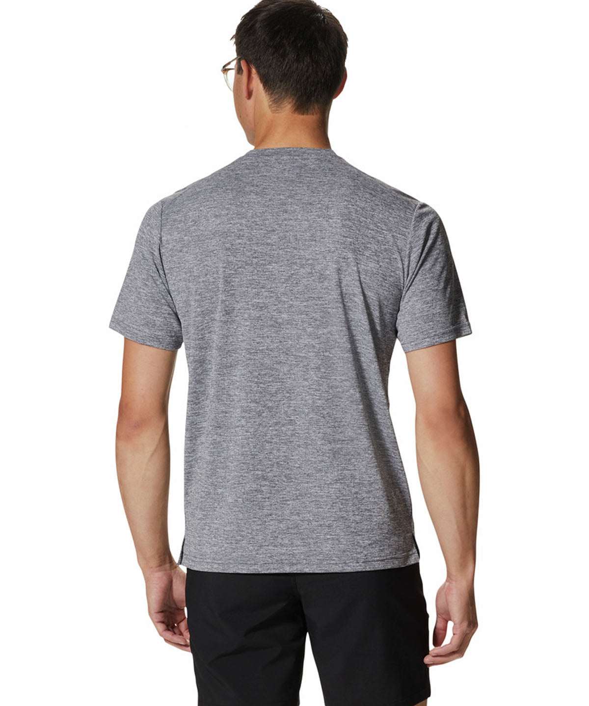 Polera Manga Corta Hombre Sunblocker Gris Mountain Hardwear