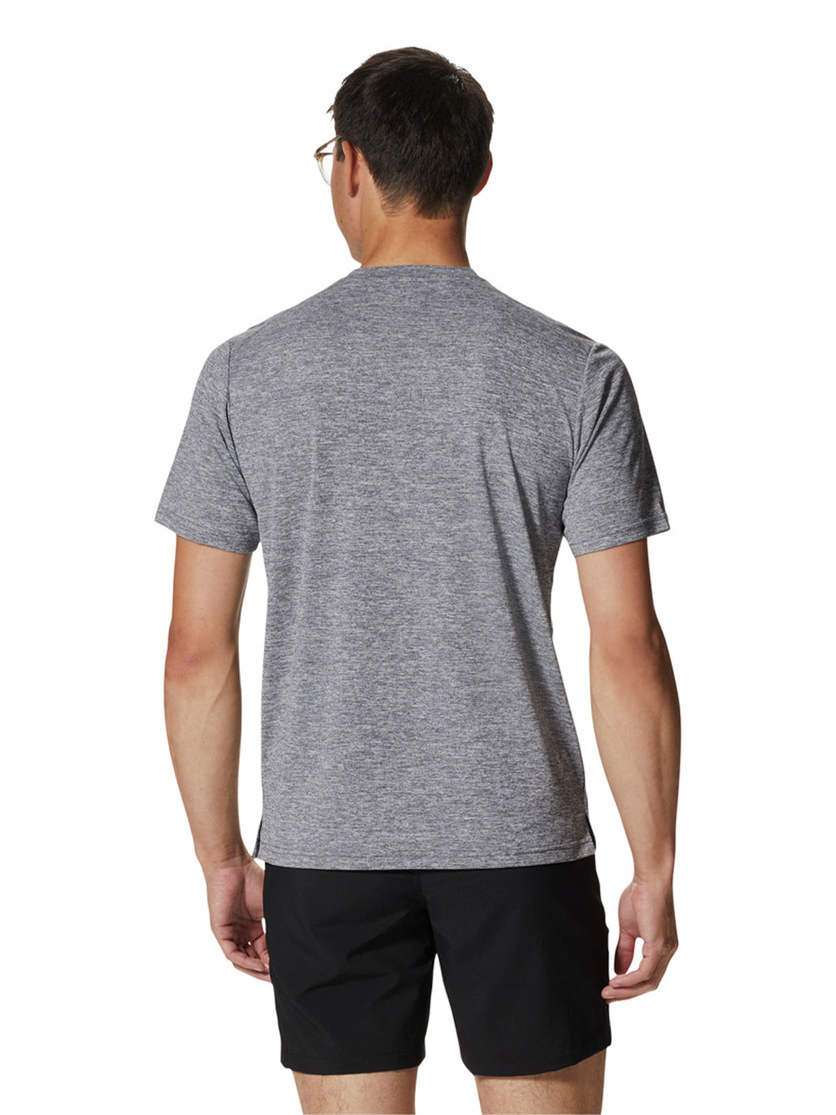 Polera Manga Corta Hombre Sunblocker Gris Mountain Hardwear