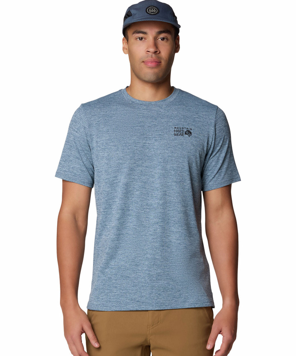 Polera Manga Corta Hombre Sunblocker  Azul Mountain Hardwear