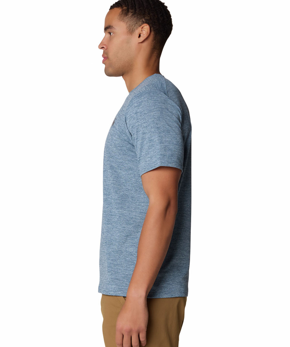 Polera Manga Corta Hombre Sunblocker  Azul Mountain Hardwear