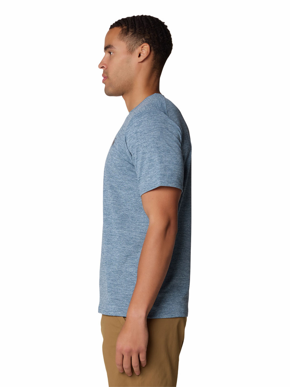 Polera Manga Corta Hombre Sunblocker  Azul Mountain Hardwear