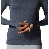 Polera Manga Corta Mujer Mighty Stripe Gris Mountain Hardwear