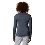 Polera Manga Corta Mujer Mighty Stripe Gris Mountain Hardwear