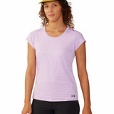 Polera Manga Corta Mujer Mighty Stripe Morado Mountain Hardwear
