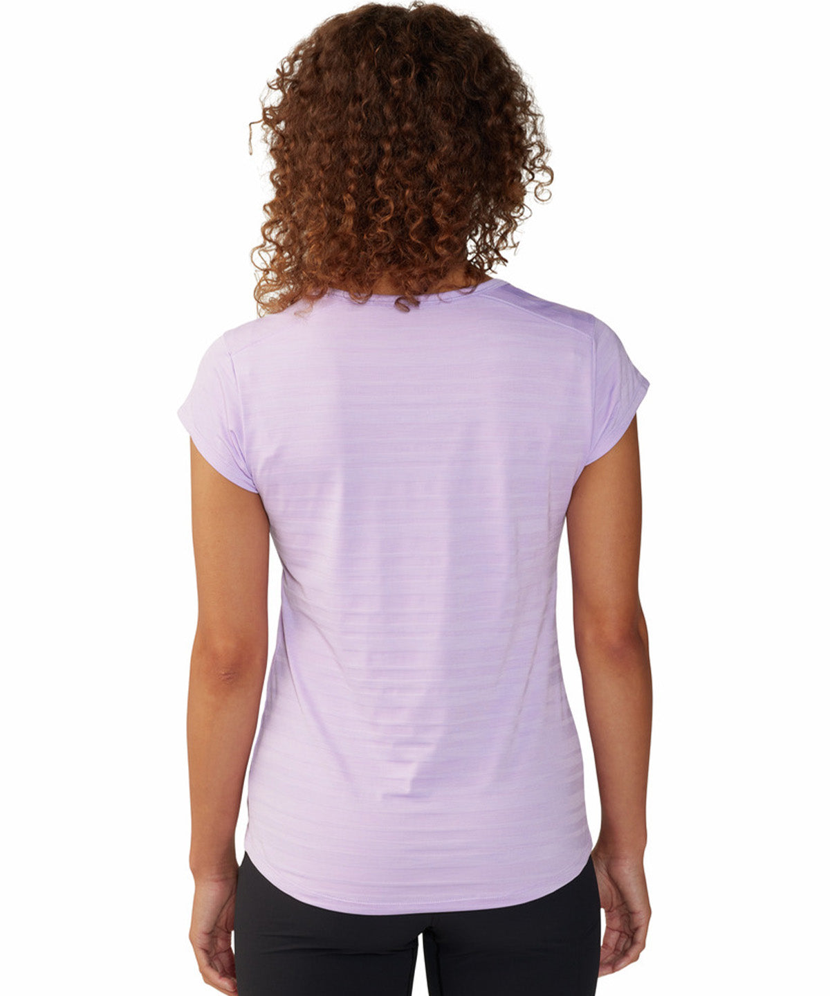 Polera Manga Corta Mujer Mighty Stripe Morado Mountain Hardwear