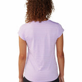 Polera Manga Corta Mujer Mighty Stripe Morado Mountain Hardwear