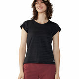 Polera Manga Corta Mujer Mighty Stripe Negro Mountain Hardwear
