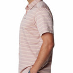 Camisa Manga Corta Hombre Silver Ridge Utility Lite Novelty Rosado Columbia