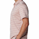 Camisa Manga Corta Hombre Silver Ridge Utility Lite Novelty Rosado Columbia