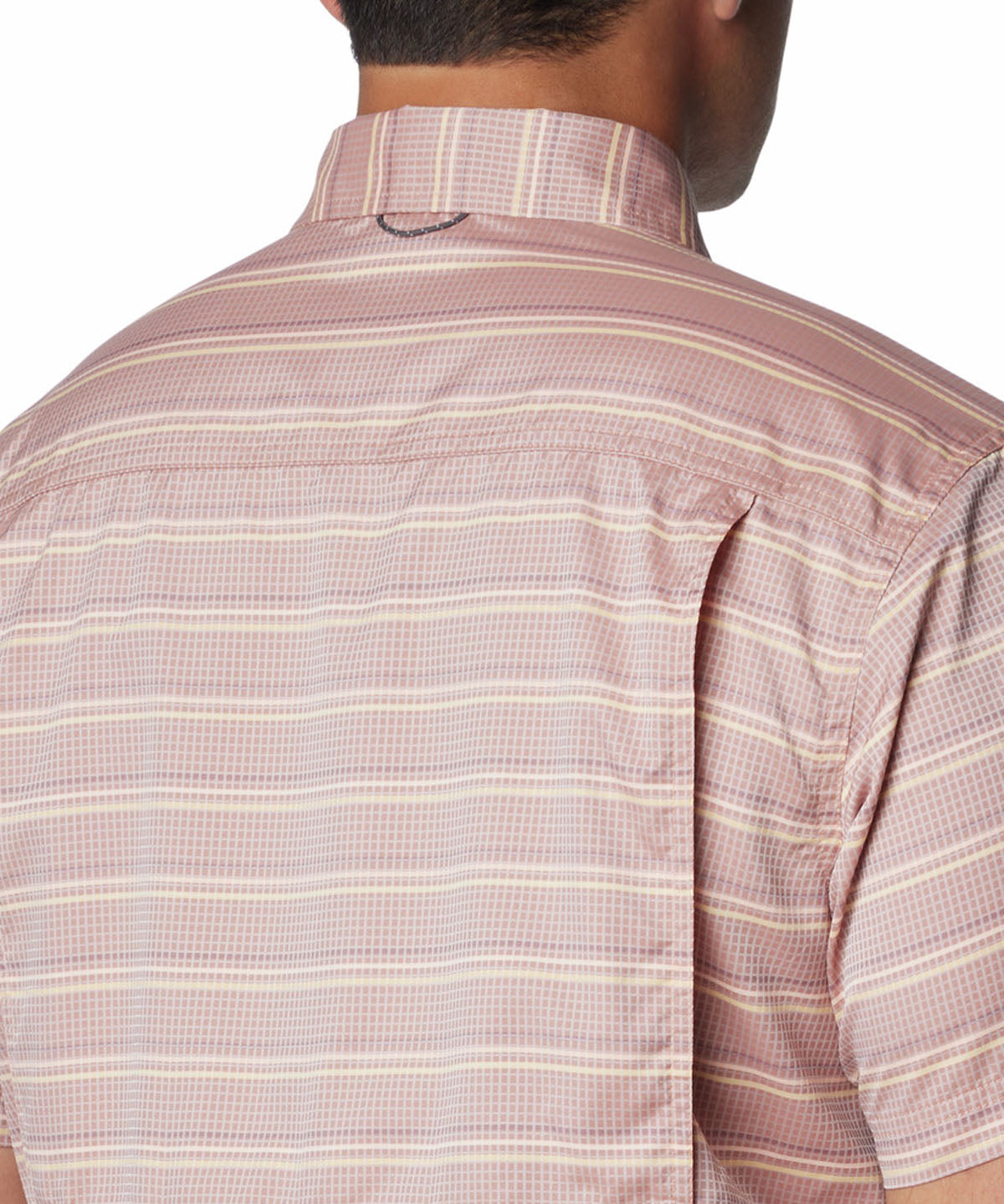 Camisa Manga Corta Hombre Silver Ridge Utility Lite Novelty Rosado Columbia