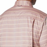 Camisa Manga Corta Hombre Silver Ridge Utility Lite Novelty Rosado Columbia