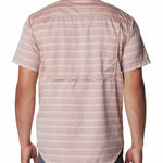 Camisa Manga Corta Hombre Silver Ridge Utility Lite Novelty Rosado Columbia