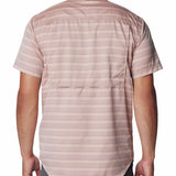 Camisa Manga Corta Hombre Silver Ridge Utility Lite Novelty Rosado Columbia