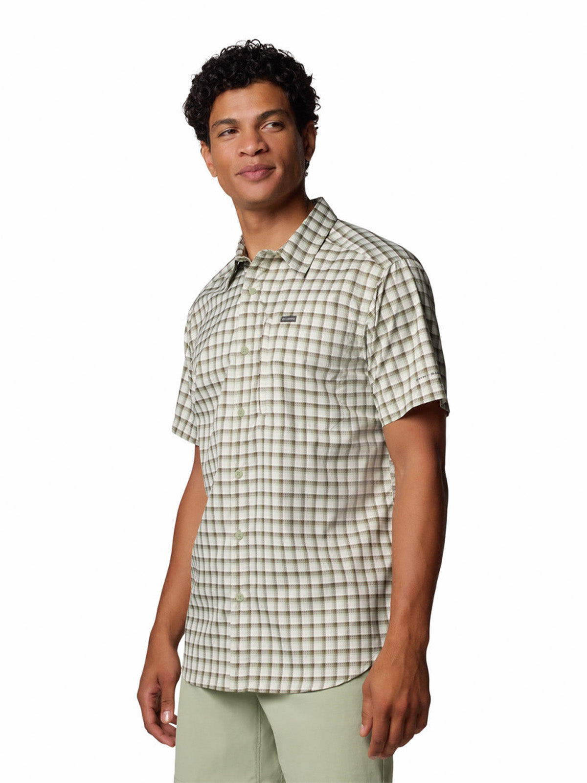 Camisa Manga Corta Hombre Silver Ridge Lite Beige Columbia