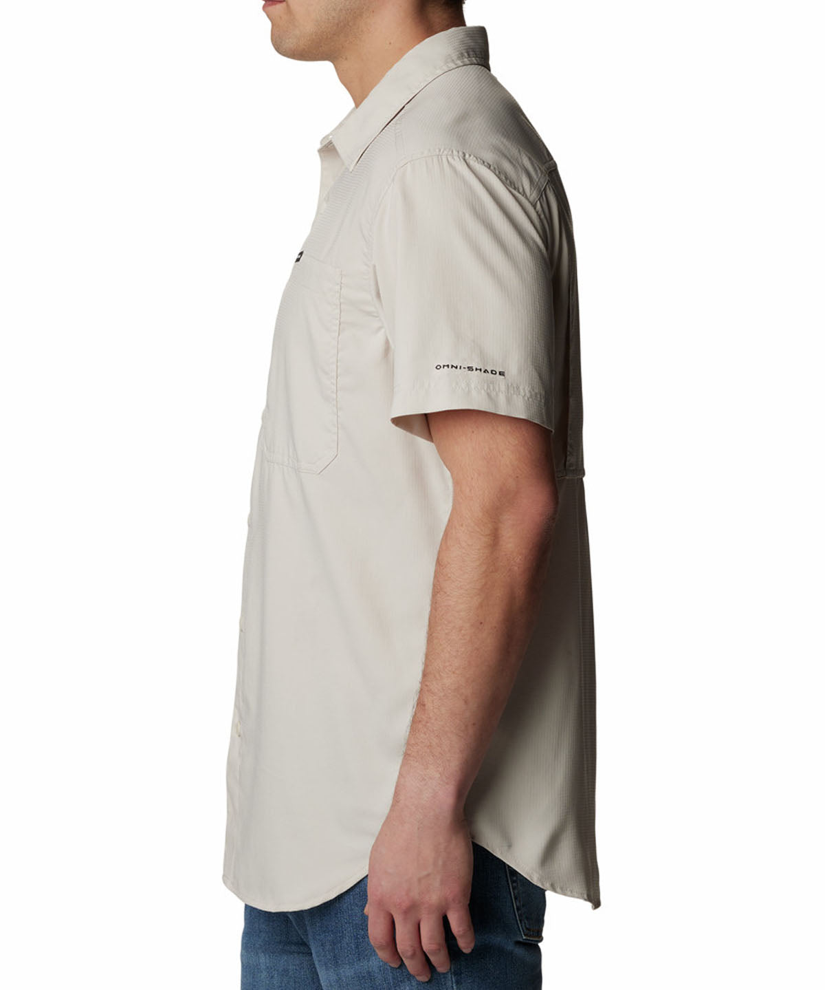 Camisa Manga Corta Hombre Silver Ridge Utility Lite Beige Columbia