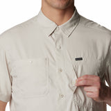 Camisa Manga Corta Hombre Silver Ridge Utility Lite Beige Columbia
