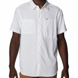 Camisa Manga Corta Hombre Silver Ridge Utility Blanco Columbia