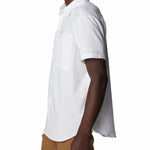 Camisa Manga Corta Hombre Silver Ridge Utility Blanco Columbia