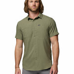 Camisa Manga Corta Hombre Silver Ridge Utility Gris Columbia