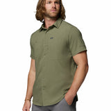 Camisa Manga Corta Hombre Silver Ridge Utility Gris Columbia