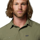 Camisa Manga Corta Hombre Silver Ridge Utility Gris Columbia