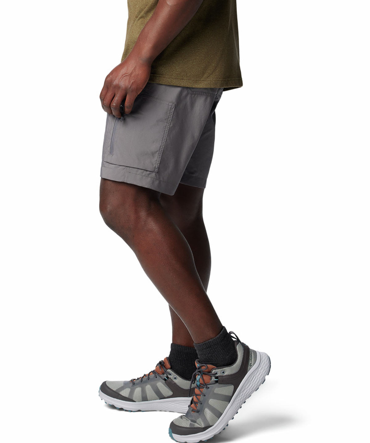 Short Hombre Silver Rdg Cargo Gris Columbia