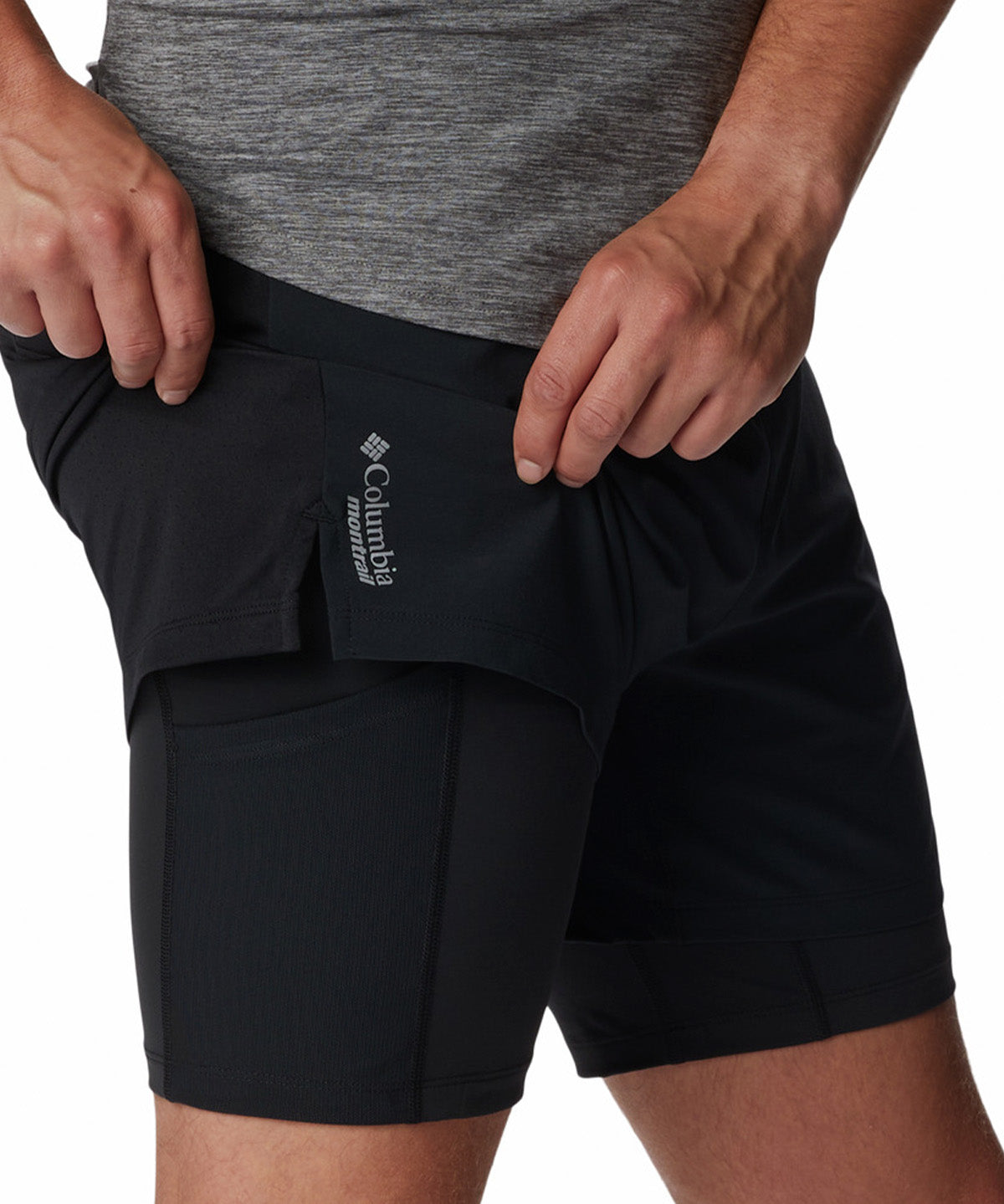 Short Hombre Endless Trail Negro Columbia