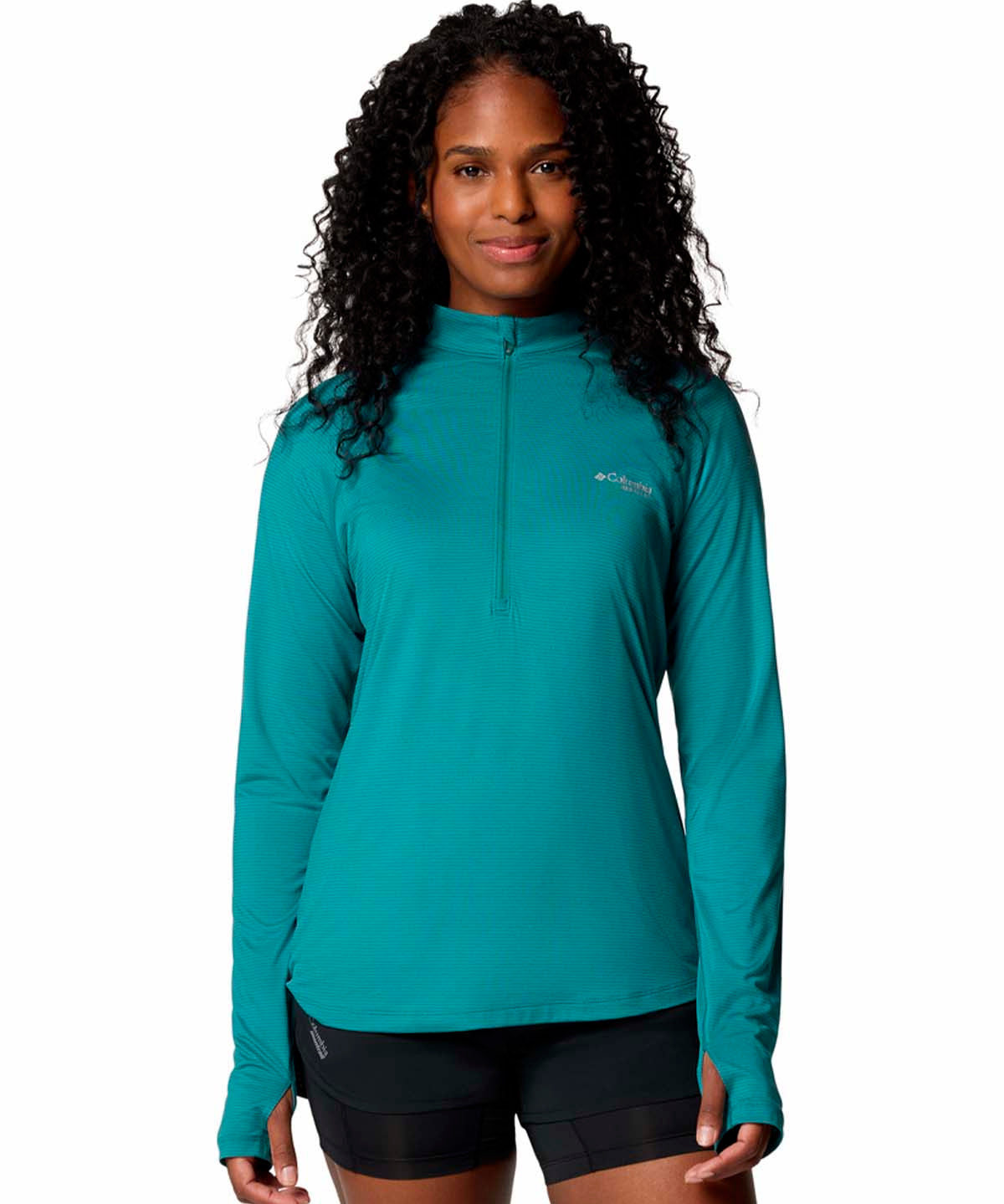 Polar Mujer Endle Trail 1/2 Zip Azul Columbia