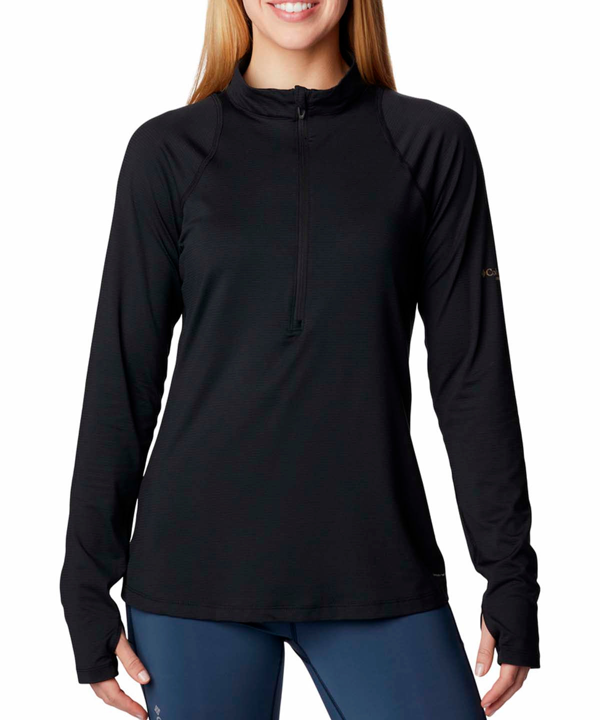 Polar Mujer Endle Trail 1/2 Zip Negro Columbia