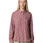 Camisa Manga Larga Mujer Silver Ridge Pattern Morado Columbia