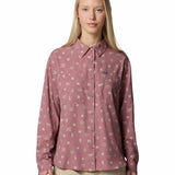 Camisa Manga Larga Mujer Silver Ridge Pattern Morado Columbia