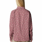 Camisa Manga Larga Mujer Silver Ridge Pattern Morado Columbia