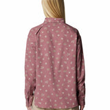 Camisa Manga Larga Mujer Silver Ridge Pattern Morado Columbia