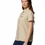Camisa Manga Corta Mujer Silver Ridge Utility Beige Columbia