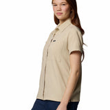 Camisa Manga Corta Mujer Silver Ridge Utility Beige Columbia