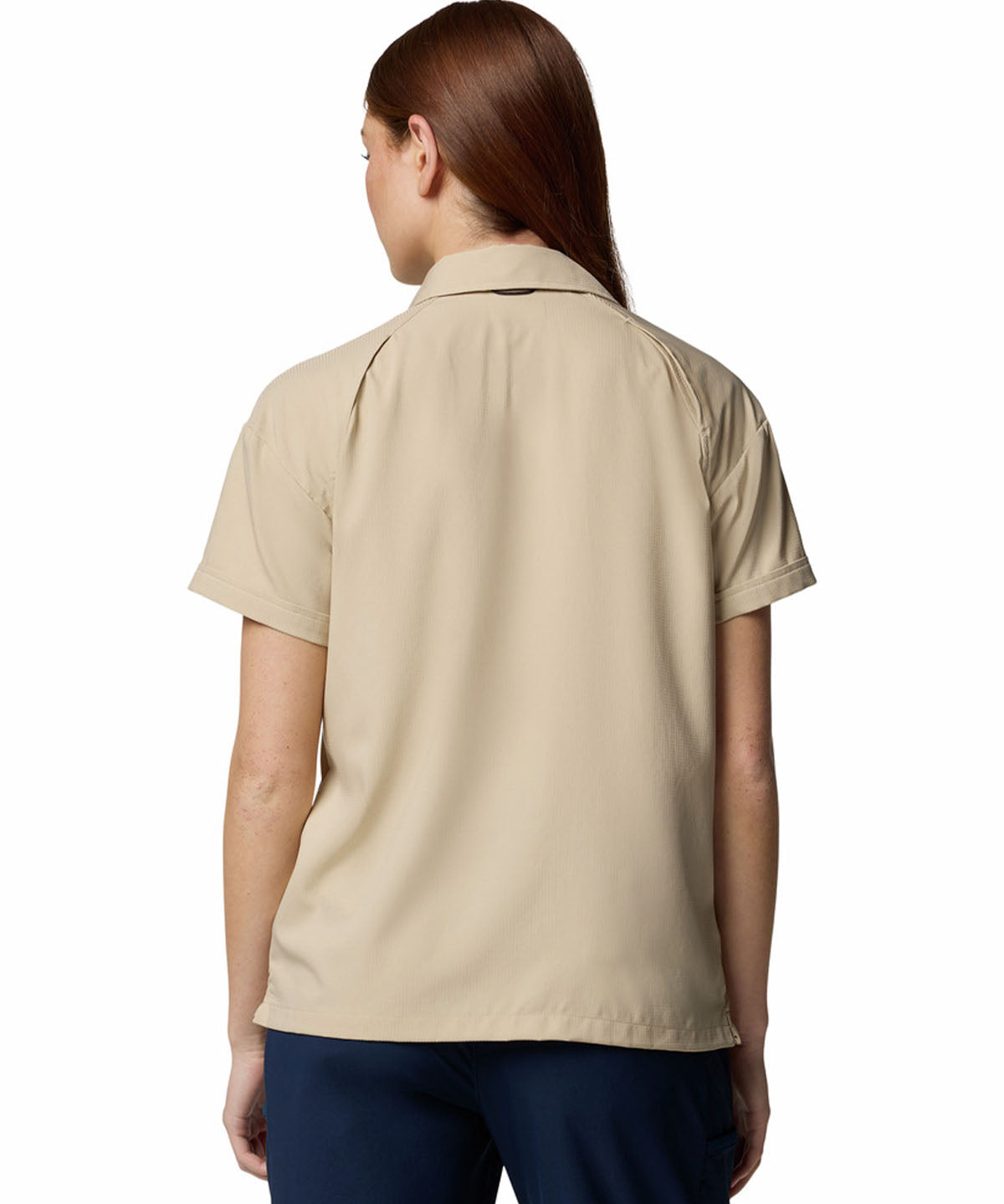 Camisa Manga Corta Mujer Silver Ridge Utility Beige Columbia