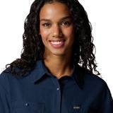 Camisa Manga Corta Mujer Silver Ridge Utility Azul Columbia