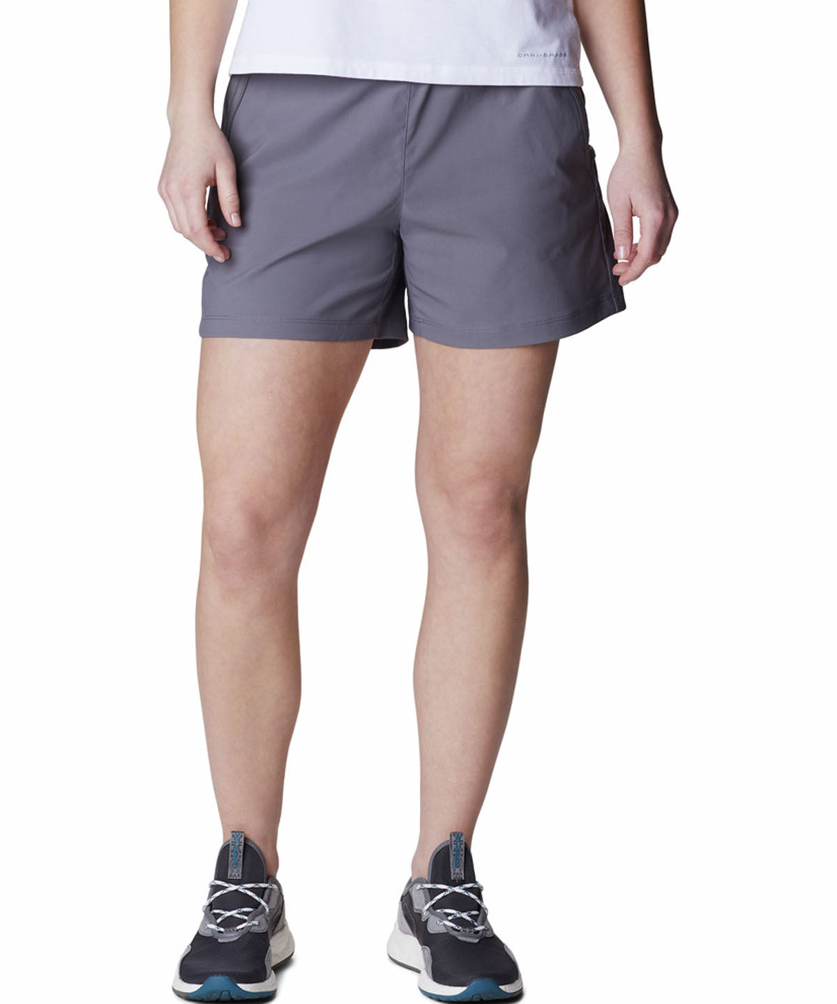 Short Mujer Leslie Falls Gris Columbia