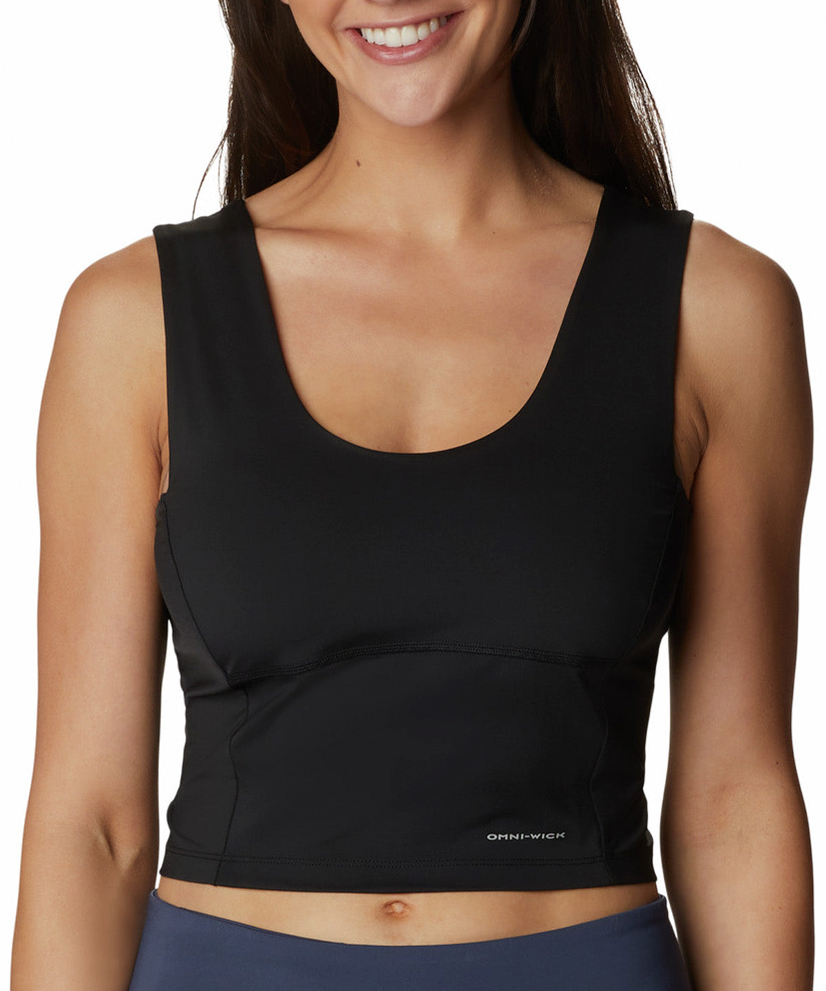Polera Manga Corta Mujer Boundless Trek Tank Negro Columbia