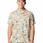 Camisa Manga Corta Hombre Pine Canyon Gris Columbia