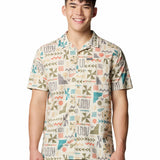 Camisa Manga Corta Hombre Pine Canyon Gris Columbia