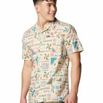 Camisa Manga Corta Hombre Pine Canyon Gris Columbia