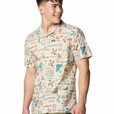 Camisa Manga Corta Hombre Pine Canyon Gris Columbia