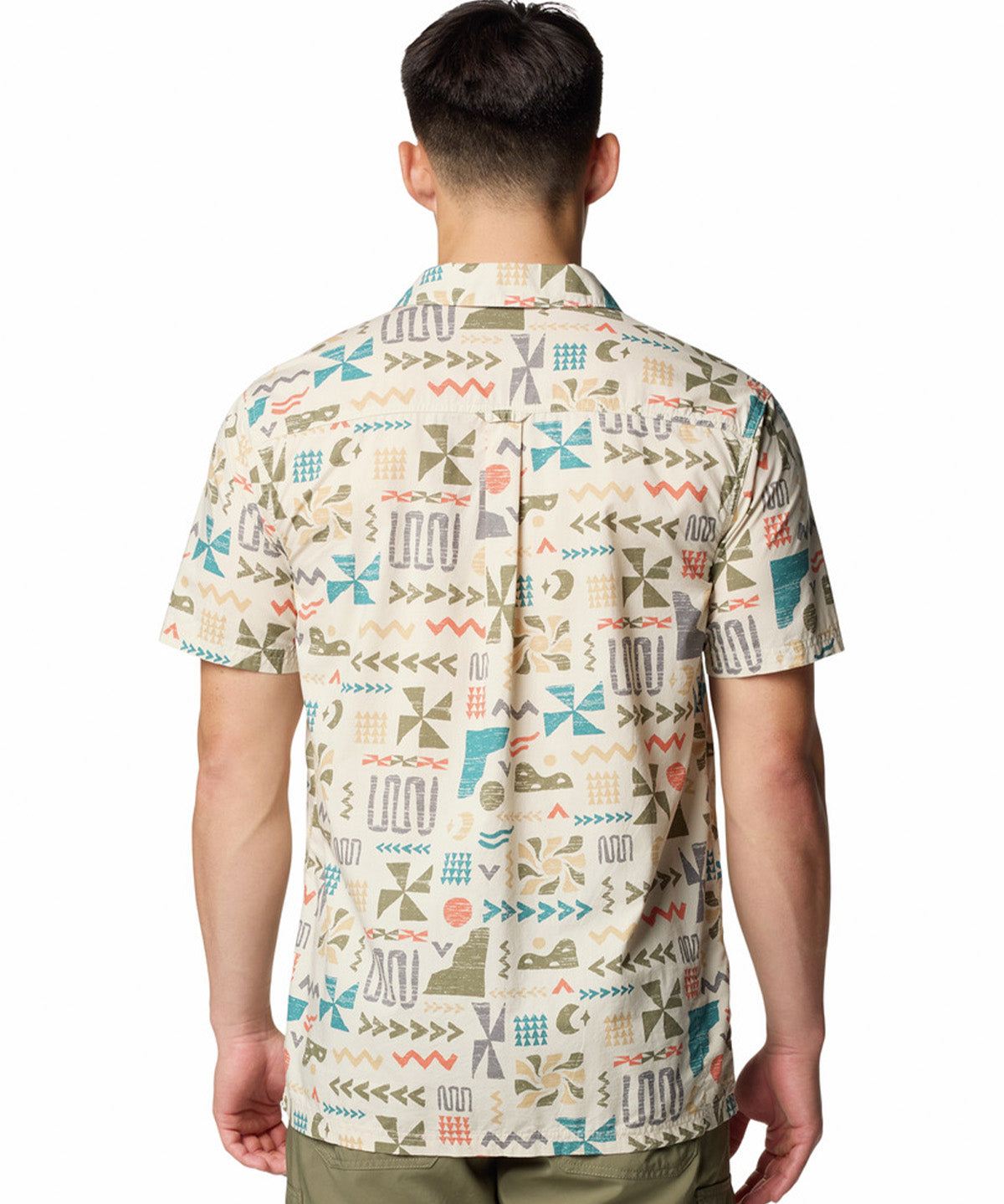 Camisa Manga Corta Hombre Pine Canyon Gris Columbia