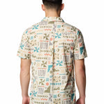Camisa Manga Corta Hombre Pine Canyon Gris Columbia