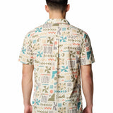 Camisa Manga Corta Hombre Pine Canyon Gris Columbia