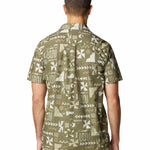 Camisa Manga Corta Hombre Pine Canyon Verde Columbia