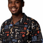 Camisa Manga Corta Hombre Pine Canyon Negro Columbia