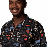 Camisa Manga Corta Hombre Pine Canyon Negro Columbia
