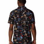 Camisa Manga Corta Hombre Pine Canyon Negro Columbia